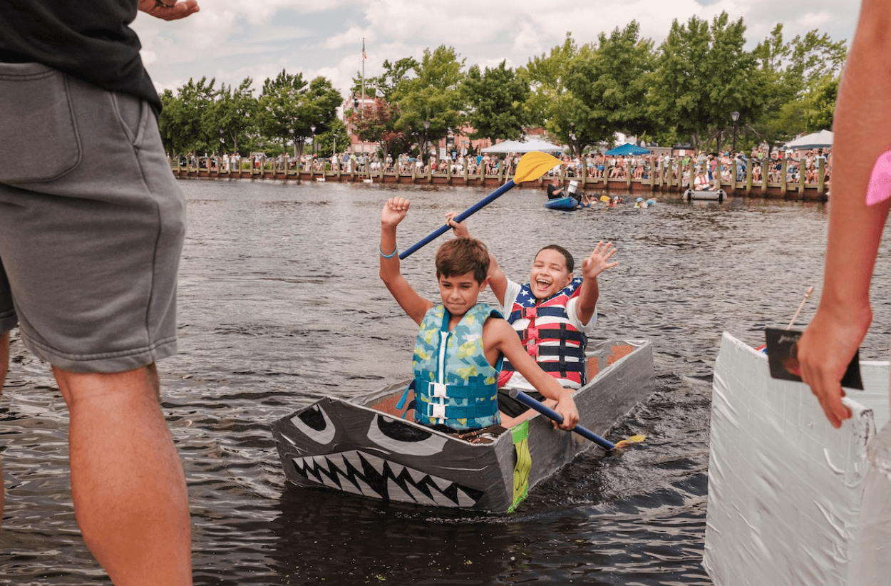 Cardboard Boat Race - Photo 7